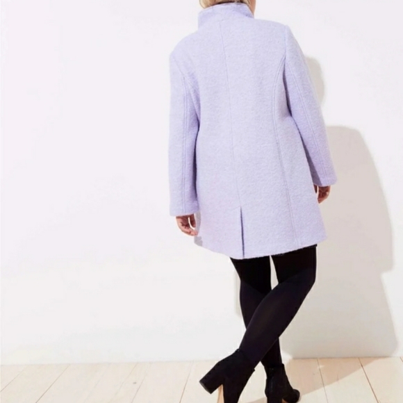 New Loft Plus Size Wool Coat - Picture 7 of 16